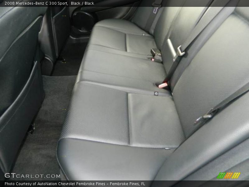 Black / Black 2008 Mercedes-Benz C 300 Sport