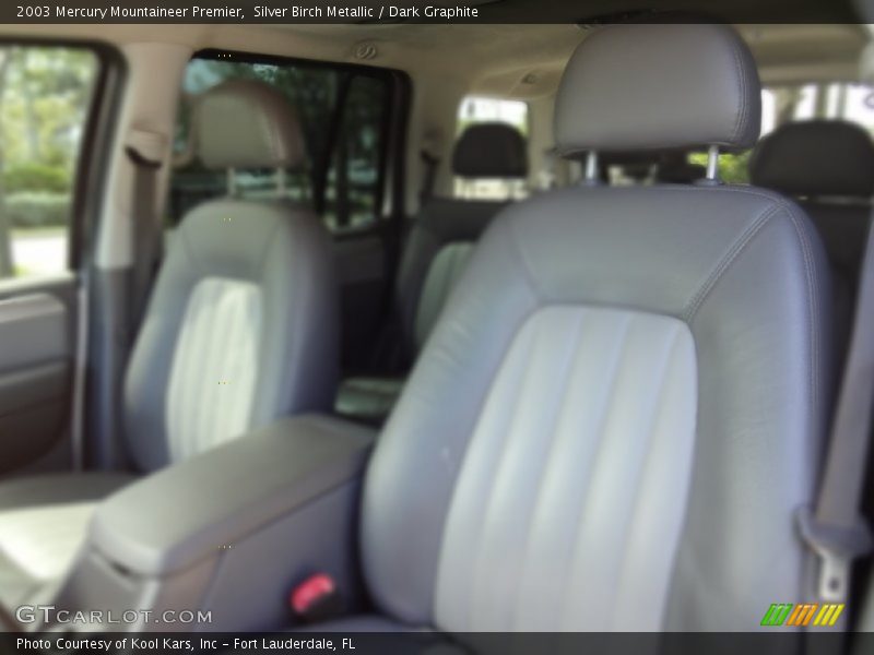 Silver Birch Metallic / Dark Graphite 2003 Mercury Mountaineer Premier