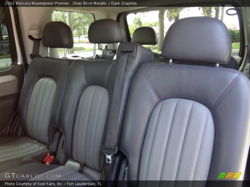 Silver Birch Metallic / Dark Graphite 2003 Mercury Mountaineer Premier