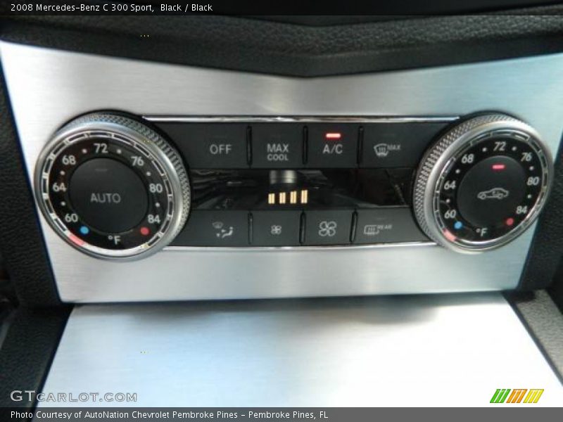 Black / Black 2008 Mercedes-Benz C 300 Sport