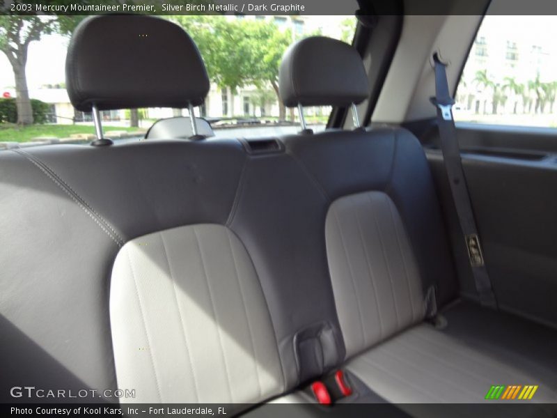 Silver Birch Metallic / Dark Graphite 2003 Mercury Mountaineer Premier