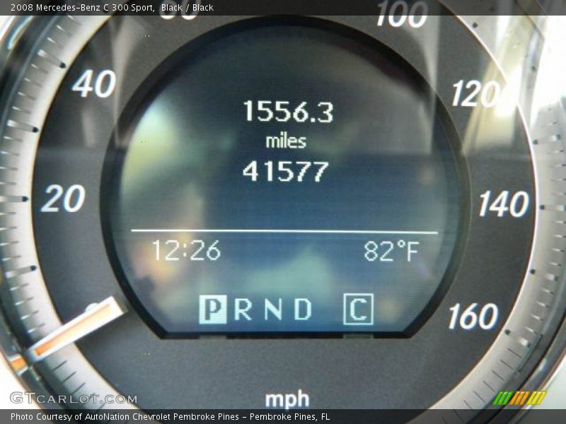 Black / Black 2008 Mercedes-Benz C 300 Sport