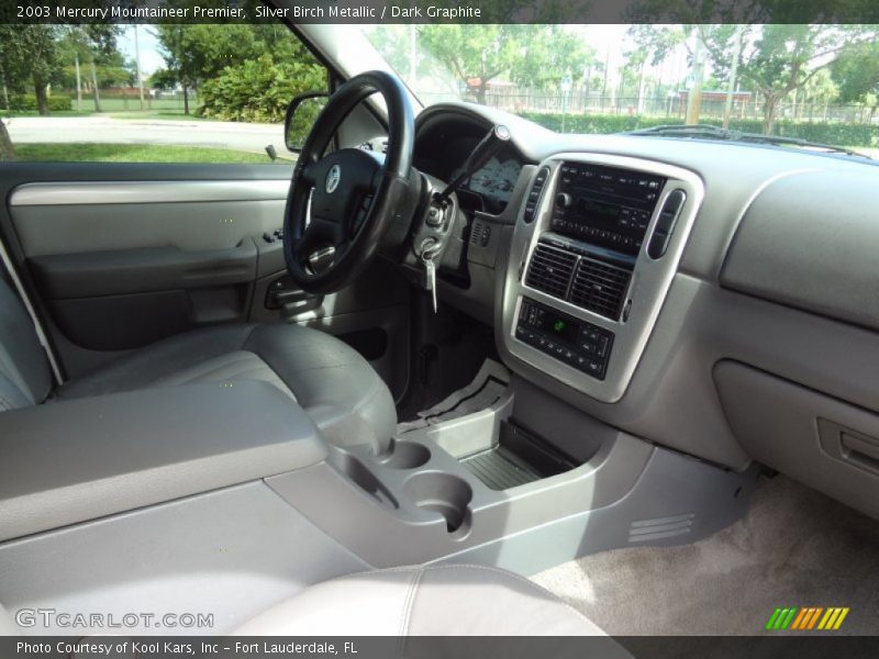 Silver Birch Metallic / Dark Graphite 2003 Mercury Mountaineer Premier