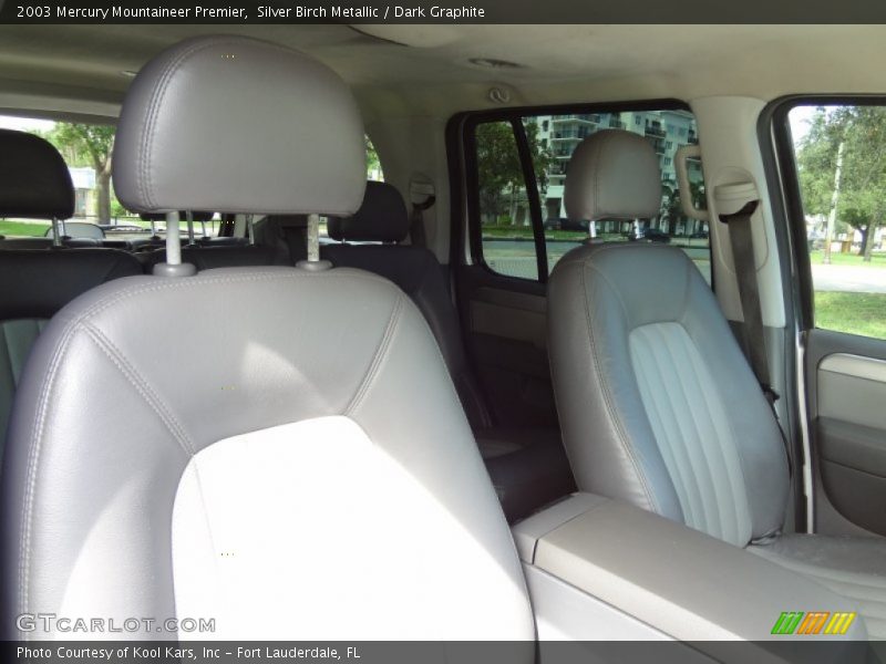 Silver Birch Metallic / Dark Graphite 2003 Mercury Mountaineer Premier