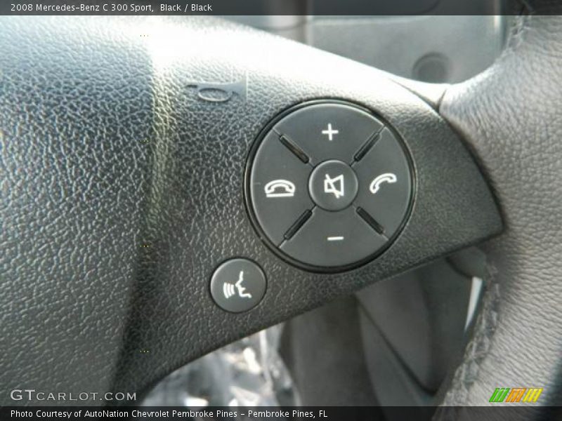 Black / Black 2008 Mercedes-Benz C 300 Sport