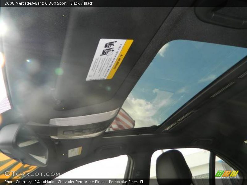 Black / Black 2008 Mercedes-Benz C 300 Sport