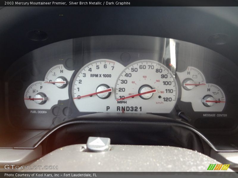  2003 Mountaineer Premier Premier Gauges