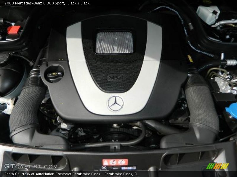 Black / Black 2008 Mercedes-Benz C 300 Sport