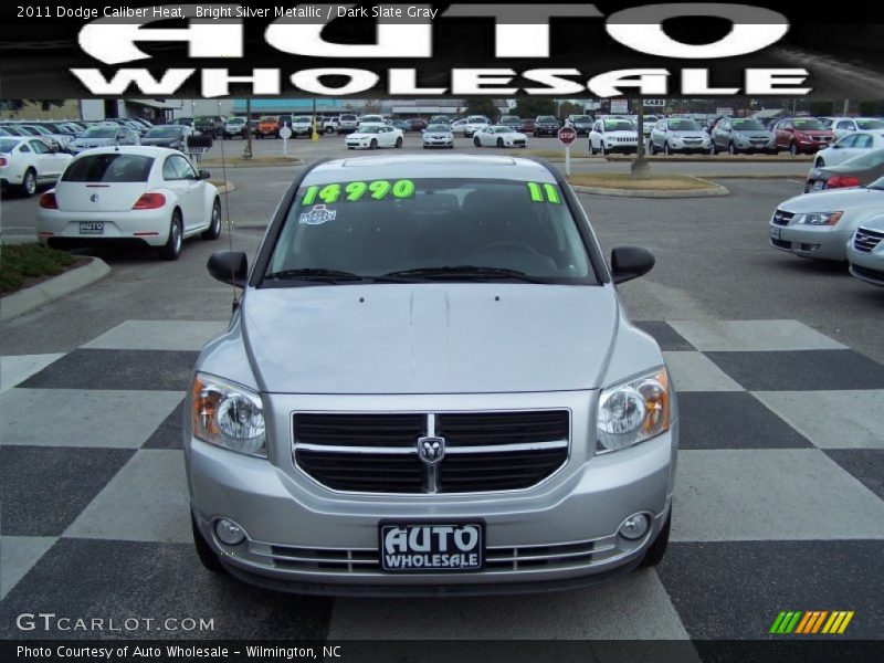 Bright Silver Metallic / Dark Slate Gray 2011 Dodge Caliber Heat