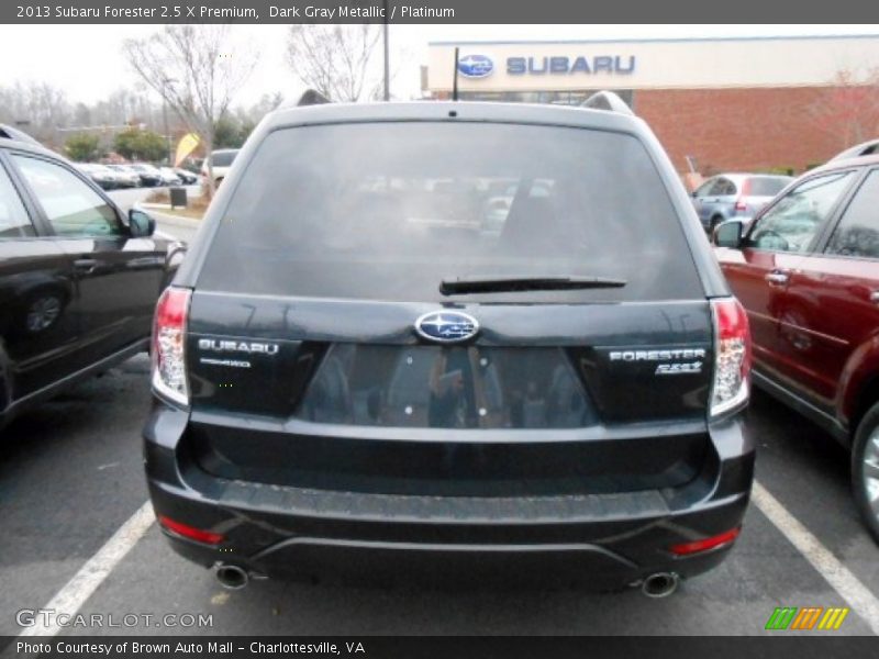 Dark Gray Metallic / Platinum 2013 Subaru Forester 2.5 X Premium