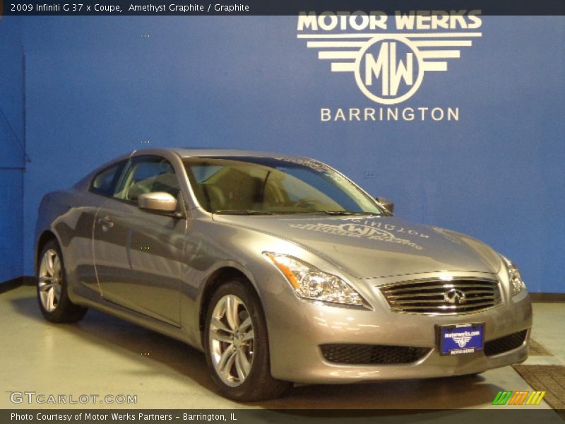 Amethyst Graphite / Graphite 2009 Infiniti G 37 x Coupe