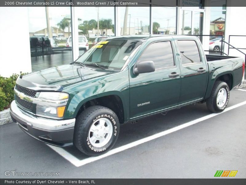 Woodland Green / Light Cashmere 2006 Chevrolet Colorado LS Crew Cab