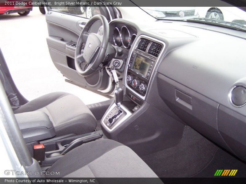 Bright Silver Metallic / Dark Slate Gray 2011 Dodge Caliber Heat
