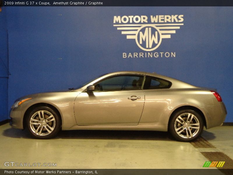 Amethyst Graphite / Graphite 2009 Infiniti G 37 x Coupe