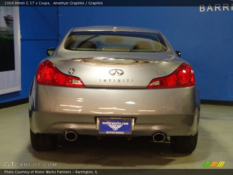 Amethyst Graphite / Graphite 2009 Infiniti G 37 x Coupe