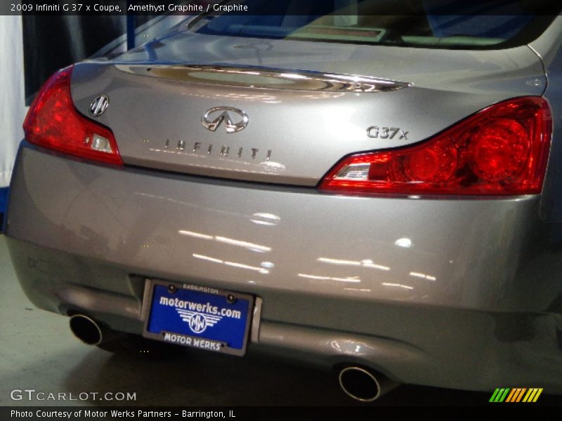Amethyst Graphite / Graphite 2009 Infiniti G 37 x Coupe