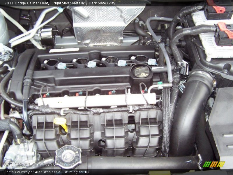 Bright Silver Metallic / Dark Slate Gray 2011 Dodge Caliber Heat