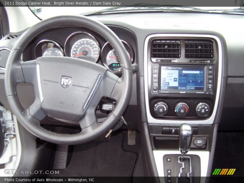 Bright Silver Metallic / Dark Slate Gray 2011 Dodge Caliber Heat