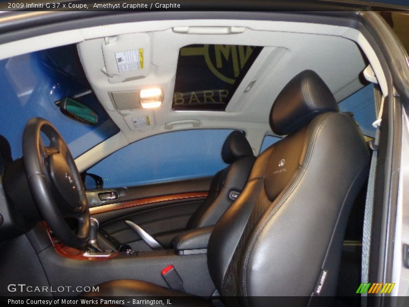 Amethyst Graphite / Graphite 2009 Infiniti G 37 x Coupe