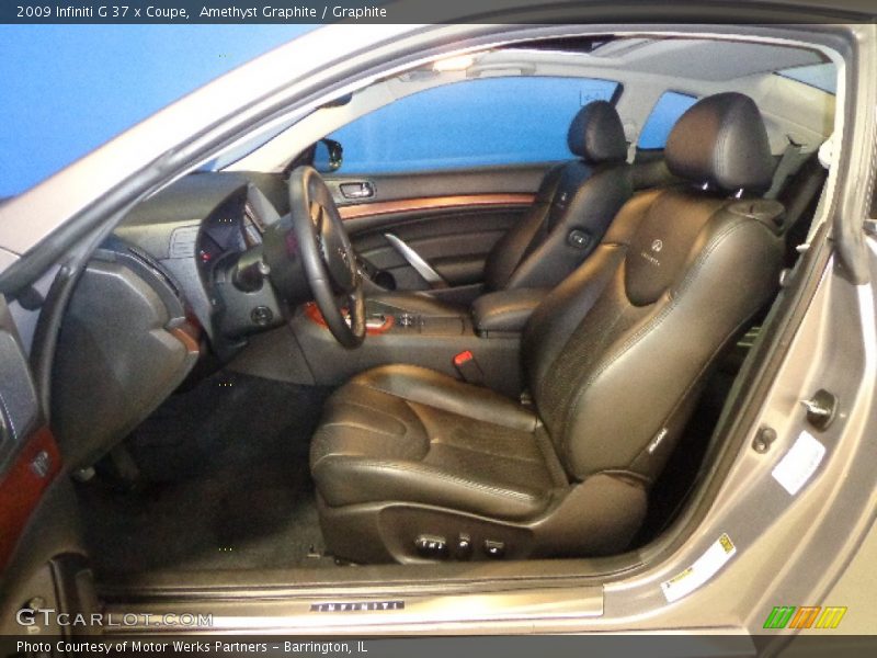 Amethyst Graphite / Graphite 2009 Infiniti G 37 x Coupe