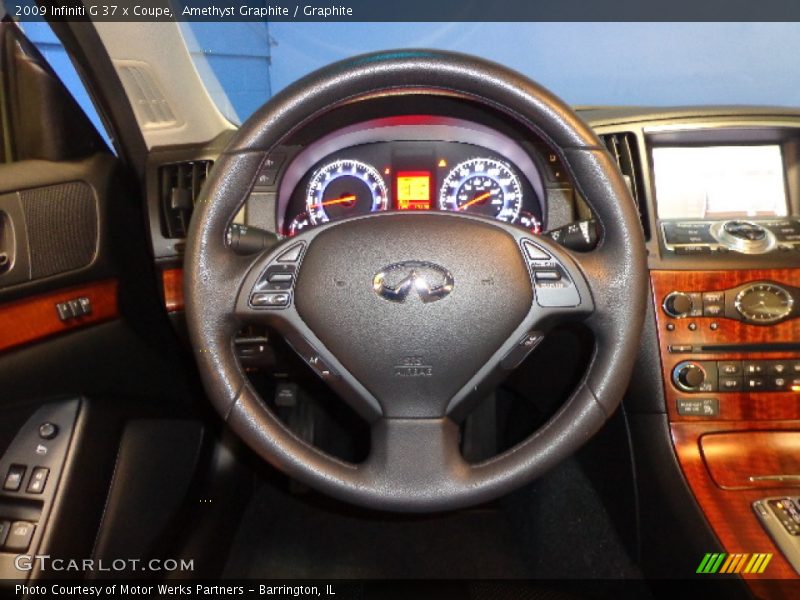 Amethyst Graphite / Graphite 2009 Infiniti G 37 x Coupe