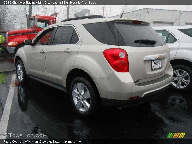 Champagne Silver Metallic / Jet Black 2013 Chevrolet Equinox LT