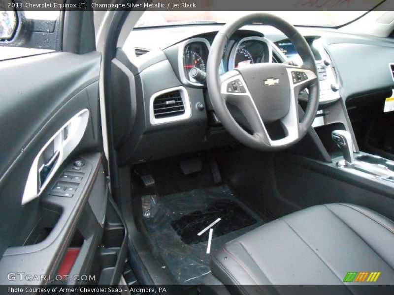 Champagne Silver Metallic / Jet Black 2013 Chevrolet Equinox LT