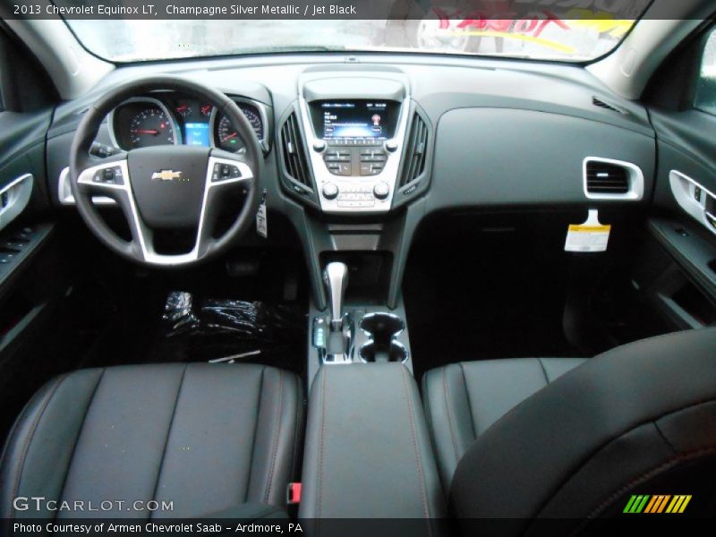 Champagne Silver Metallic / Jet Black 2013 Chevrolet Equinox LT