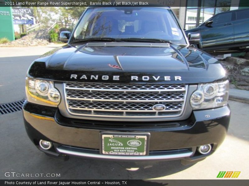 Barolo Black / Jet Black/Jet Black 2011 Land Rover Range Rover Supercharged