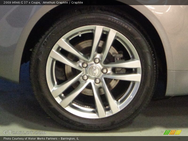 Amethyst Graphite / Graphite 2009 Infiniti G 37 x Coupe