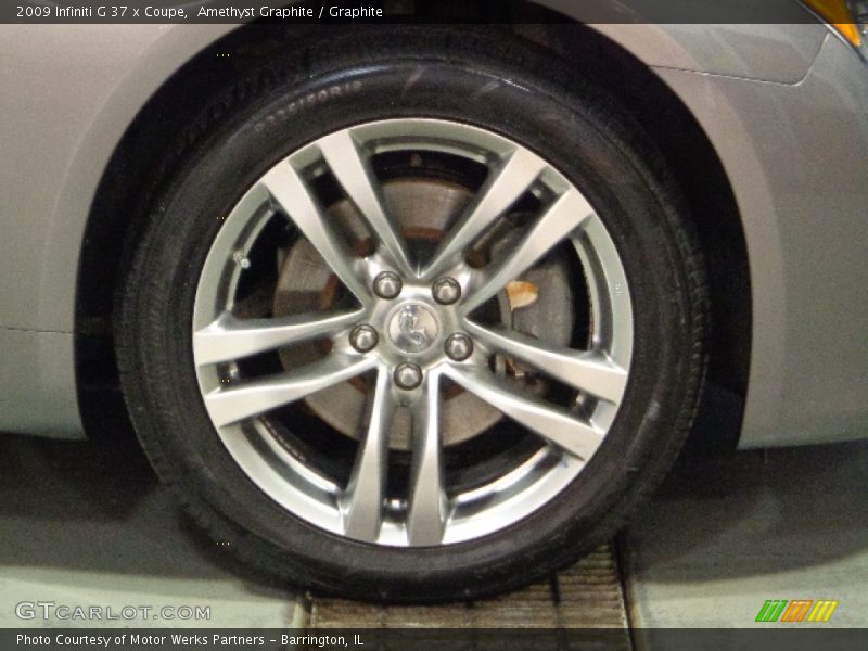 Amethyst Graphite / Graphite 2009 Infiniti G 37 x Coupe