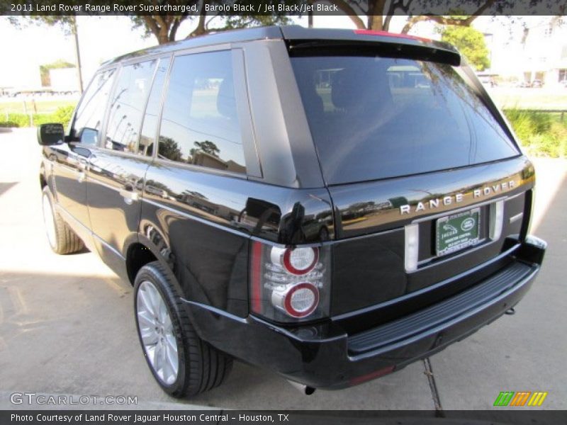 Barolo Black / Jet Black/Jet Black 2011 Land Rover Range Rover Supercharged