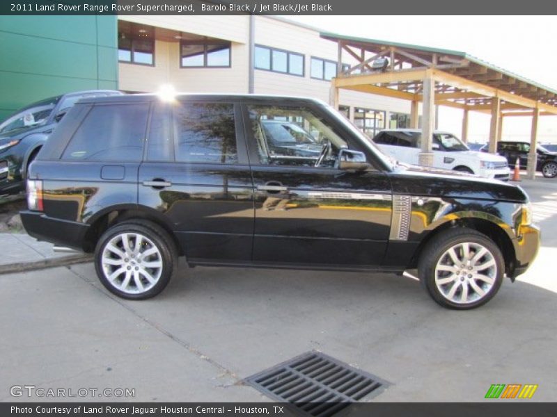 Barolo Black / Jet Black/Jet Black 2011 Land Rover Range Rover Supercharged