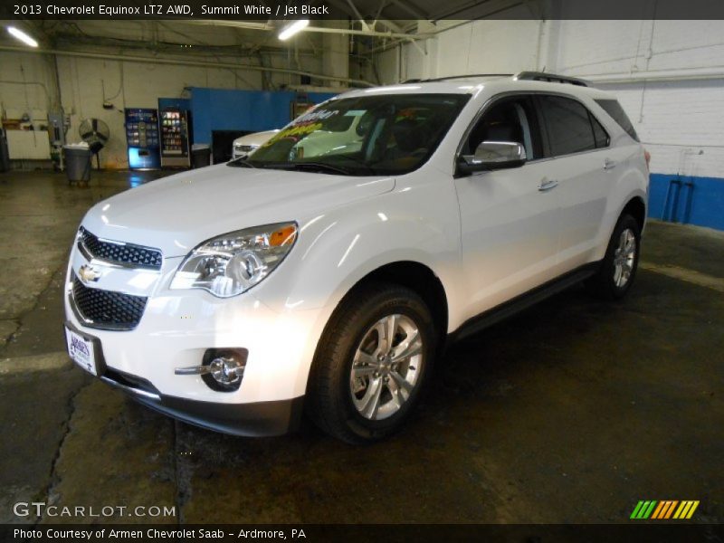 Summit White / Jet Black 2013 Chevrolet Equinox LTZ AWD