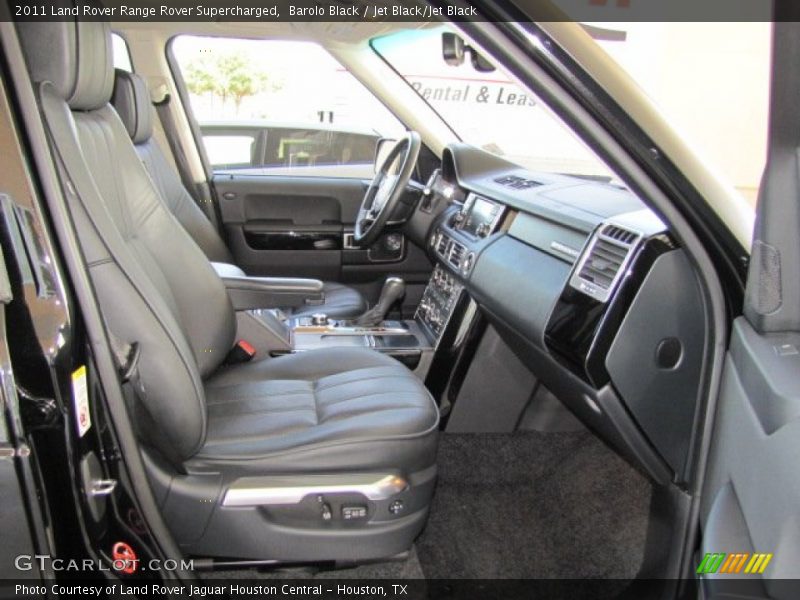 Barolo Black / Jet Black/Jet Black 2011 Land Rover Range Rover Supercharged