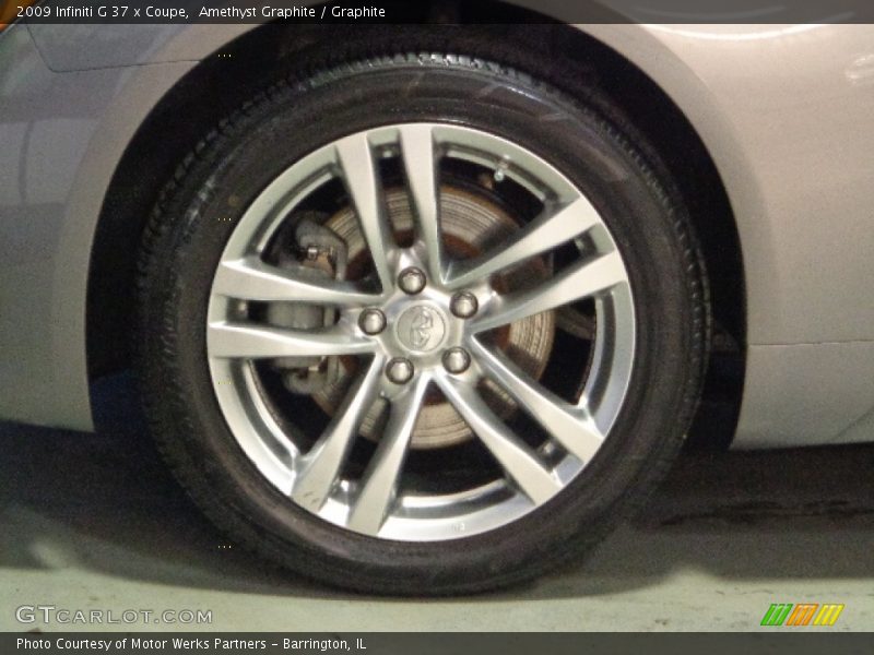 Amethyst Graphite / Graphite 2009 Infiniti G 37 x Coupe