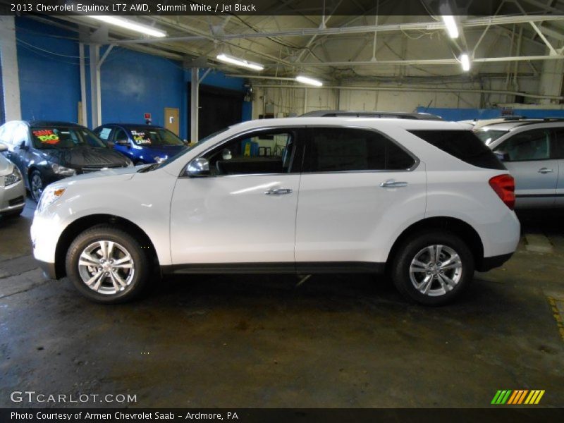 Summit White / Jet Black 2013 Chevrolet Equinox LTZ AWD