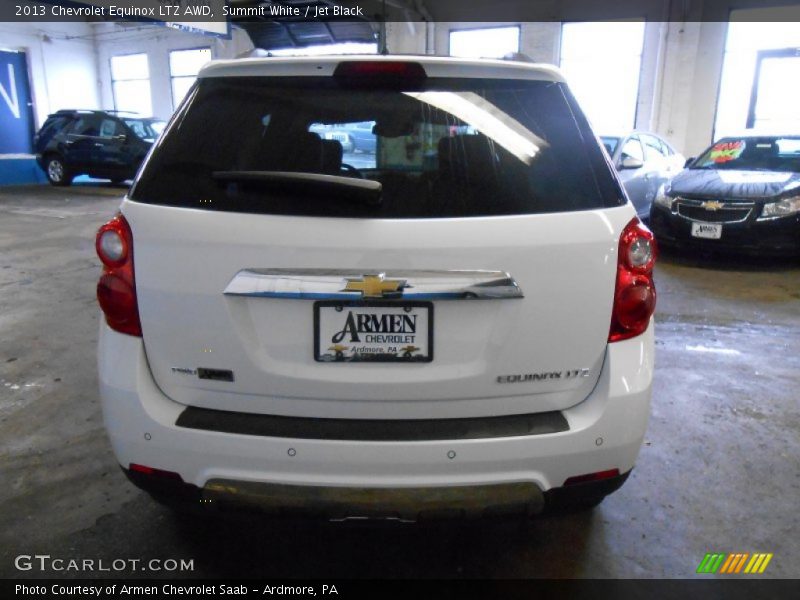 Summit White / Jet Black 2013 Chevrolet Equinox LTZ AWD