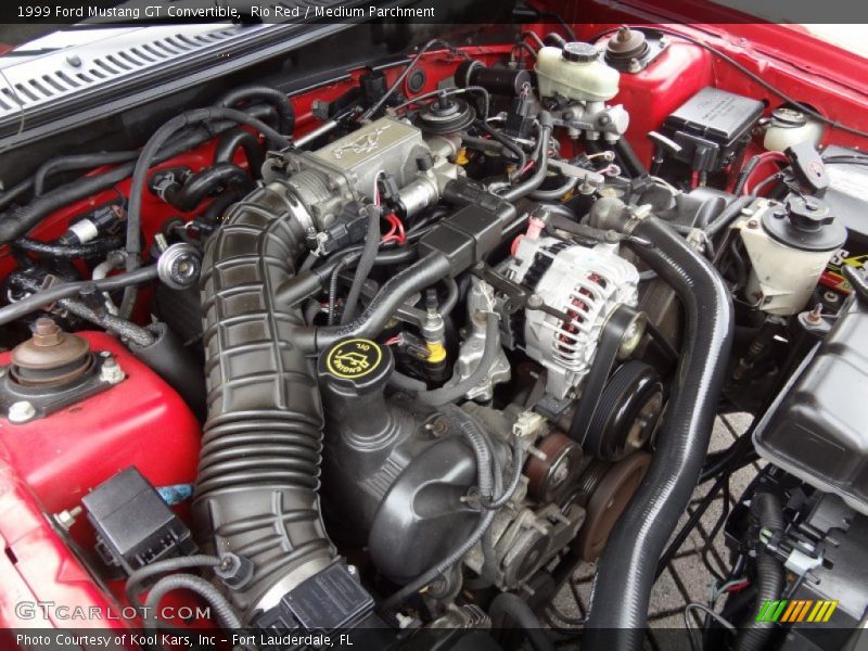  1999 Mustang GT Convertible Engine - 4.6 Liter SOHC 16-Valve V8