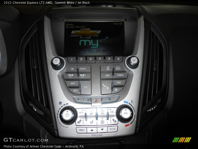 Controls of 2013 Equinox LTZ AWD