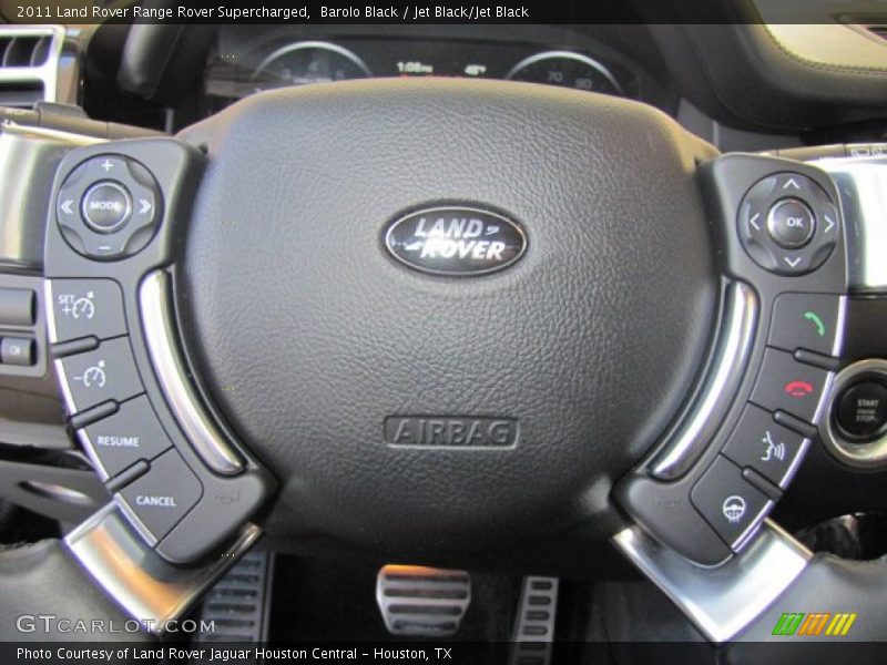 Barolo Black / Jet Black/Jet Black 2011 Land Rover Range Rover Supercharged