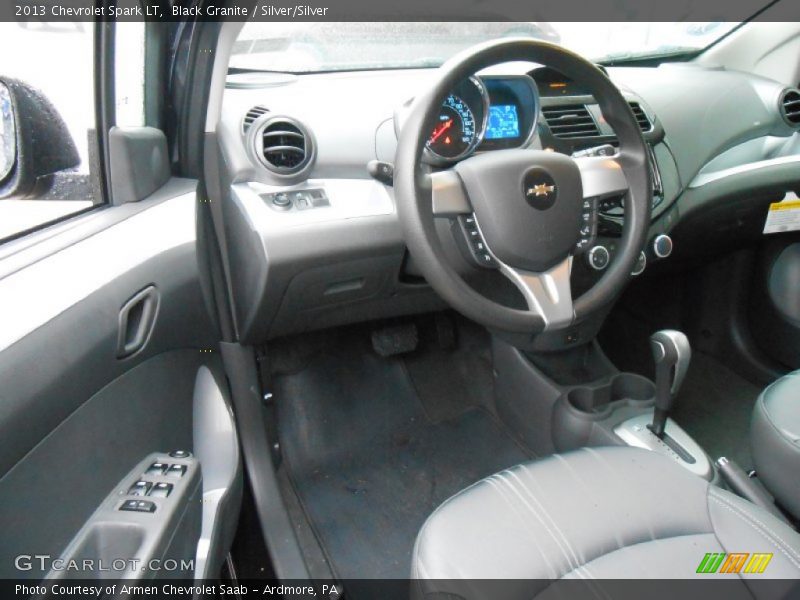 Black Granite / Silver/Silver 2013 Chevrolet Spark LT