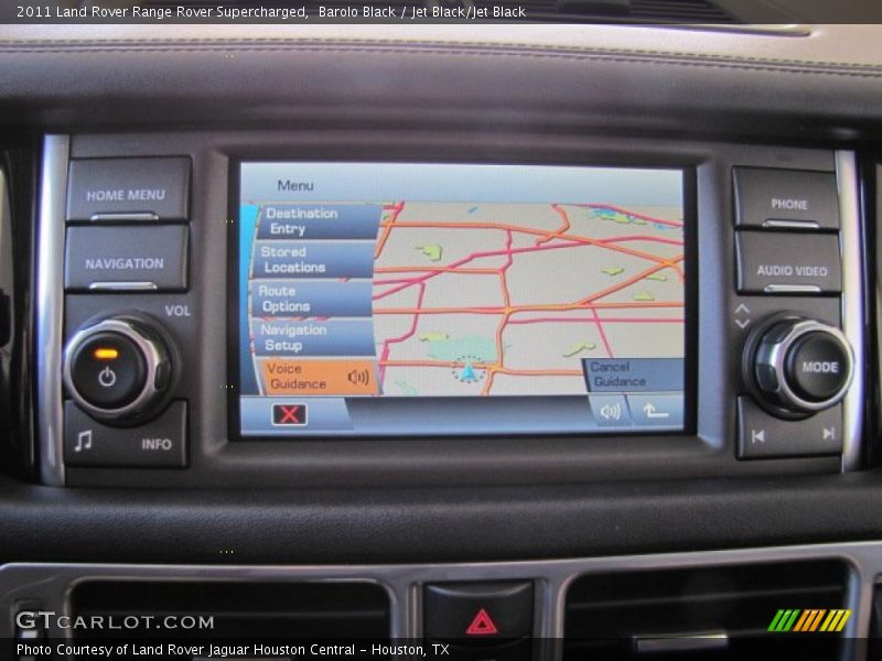 Barolo Black / Jet Black/Jet Black 2011 Land Rover Range Rover Supercharged