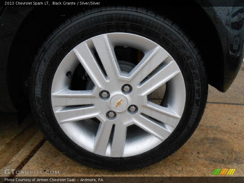 Black Granite / Silver/Silver 2013 Chevrolet Spark LT