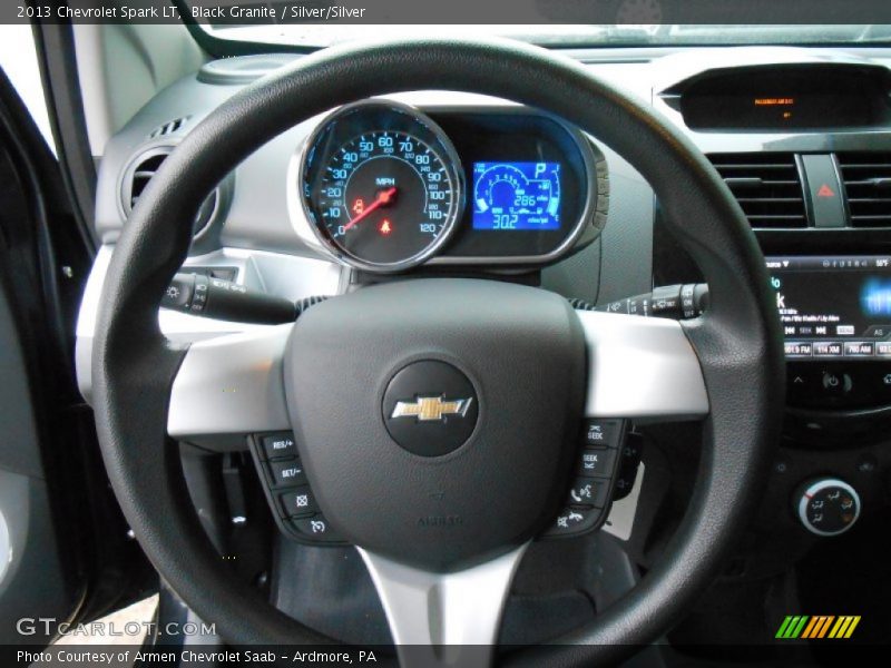 Black Granite / Silver/Silver 2013 Chevrolet Spark LT