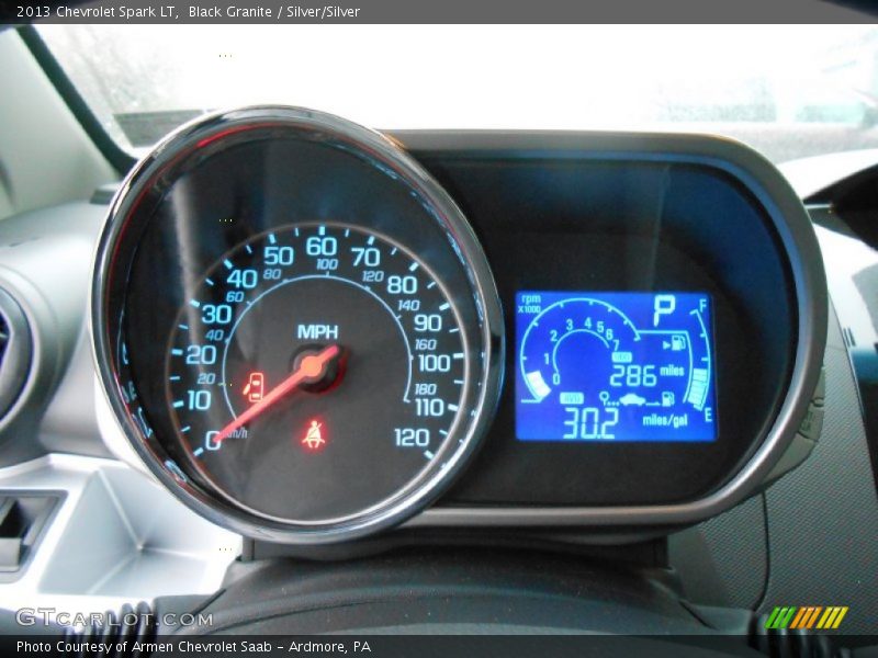 Black Granite / Silver/Silver 2013 Chevrolet Spark LT