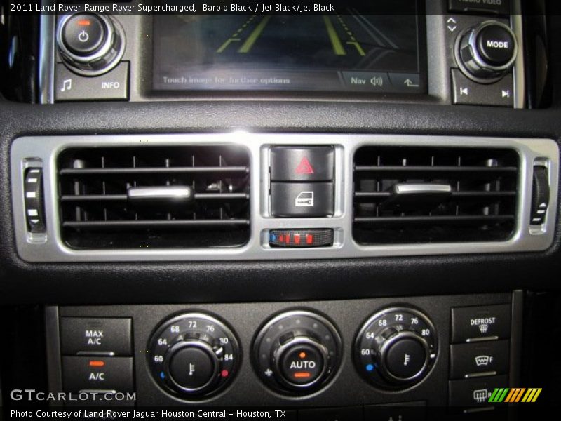 Barolo Black / Jet Black/Jet Black 2011 Land Rover Range Rover Supercharged