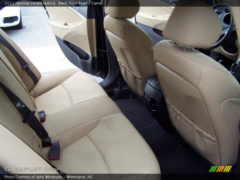 Black Onyx Pearl / Camel 2011 Hyundai Sonata Hybrid