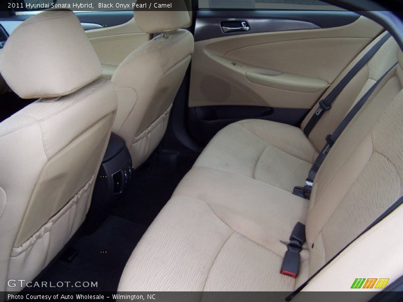 Black Onyx Pearl / Camel 2011 Hyundai Sonata Hybrid