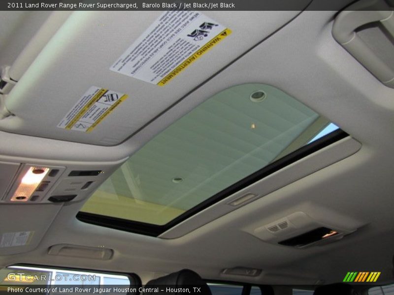 Barolo Black / Jet Black/Jet Black 2011 Land Rover Range Rover Supercharged